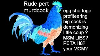 BIG COUP backyard chicken unfertilized manure propaganda & PETA Speciesism euthanasia crime coverup