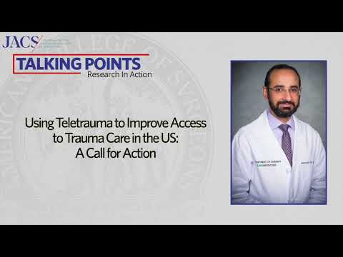 Teletrauma to Improve Access to Trauma Care | JACS