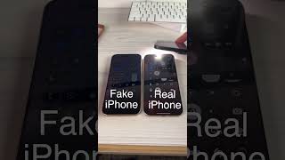 Fake iPhone vs Real: Auto Brightness Test! 🌞📱 #FakeiPhone #iPhoneAutoBrightness #TechComparison