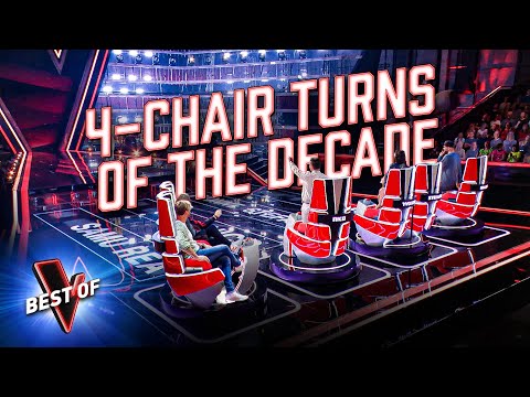 The Greatest 4-CHAIR TURNS of the DECADE So Far on The Voice