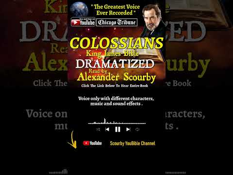 51~Book of Colossians Short | By A.Scourby | DRAMATIZED | God is Spirit, Truth & Love #youtubeshorts