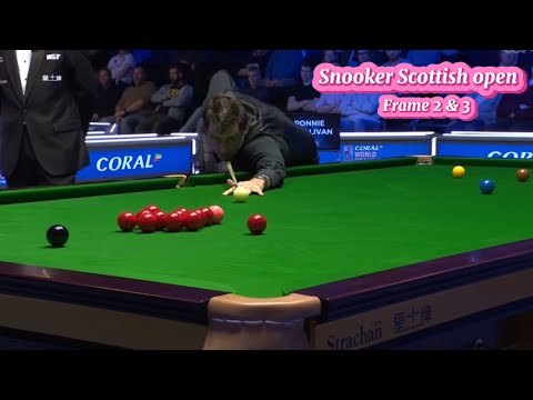 Snooker Scottish open Ronnie O’Sullivan Vs Dott ( frame 2 & 3).