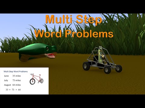 Multi Step Word Problems 4th Grade - Mage Math