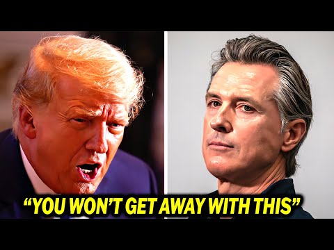 Trump sends message to Newsom