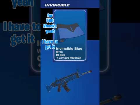 Invincible wrap #invincible #fortnite #fortniteskins #itemshoprightnow #fortnitebattleroyale #fyp