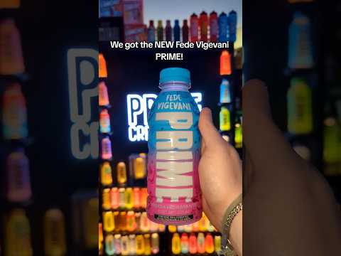 We got the NEW Fede Vigevani PRIME Hydration!! #drinkprime #fede #primehydration #ksi #loganpaul