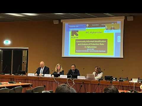 Intervention IRC Afghanistan: Protection Risks & Food Insecurity - ECOSOC 2023 Side-Event