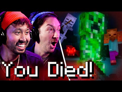 Ryan Plays Minecraft For The First Time (Shane Is There Too) • Survival Mode