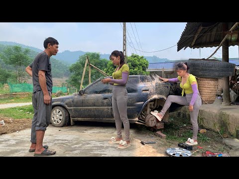 Restoring a farmer's unused Toyota car for many years