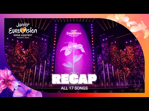 Recap of all 17 songs! | Junior Eurovision 2024 | #JESC2024