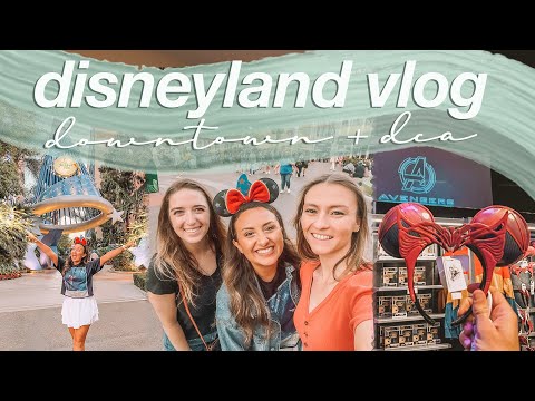 DISNEYLAND VLOG | downtown disney, california adventure, merch haul