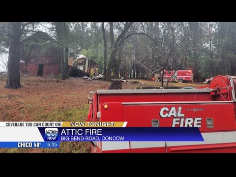 Firefighters contain structure fire in Concow, five people displaced