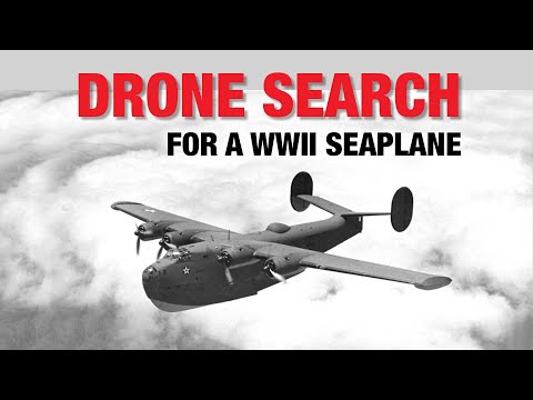 Drone Search for a Sunken World War Two Seaplane