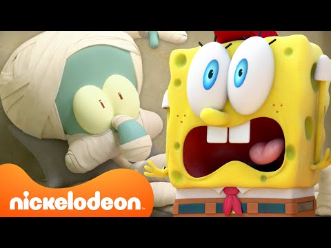 SpongeBob Having the WORST Luck for 90 Minutes Straight 😤😭 | Kamp Koral | @Nicktoons