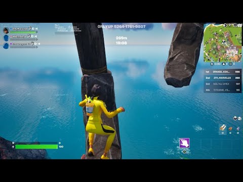 Parcours extrêmement difficile sur Fortnite pendant le chapitre 4