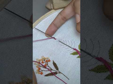 Easy Flower Embroidery Tutorial 🌸