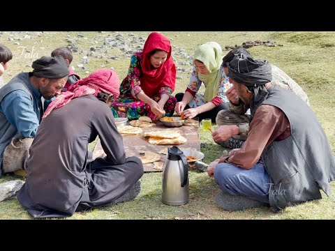 Daily work of nomadic men and women | Central Asian nomadic lifestyle