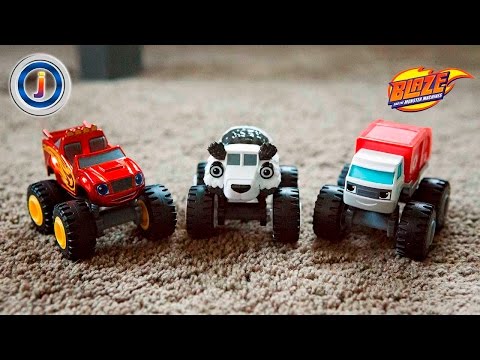 New Blaze Toys! Panda, Debris, & Metallic Blaze! Blaze and the Monster Machines!