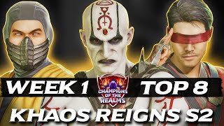 Champions of the Realms S2: Week 1 TOP 8 - Mortal Kombat 1