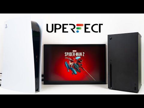 UPERFECT 18 Inch 2K Portable Gaming Monitor Unboxing - ASMR