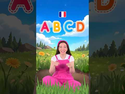 Sing along with me to learn the alphabet in french 🥰💕 #kids #toddlers #music #learn #letters