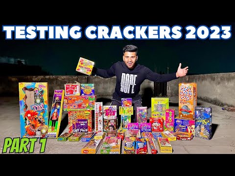 Testing Different Type of Diwali Crackers | Crackers Testing Gone Wrong | Part1 | Thakur Saurav Vlog