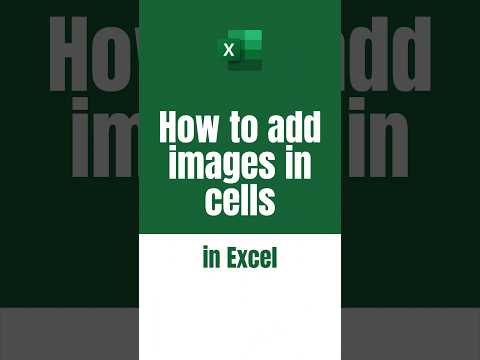 How to add images in cells in Excel