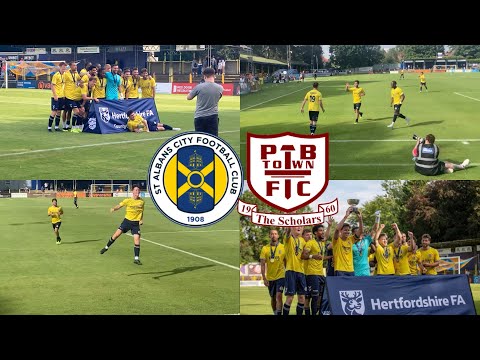 SAINTS COMEBACK FROM BEHIND TO WIN THE HERTS CHARITY CUP! | ST ALBANS CITY VS POTTERS BAR TOWN VLOG