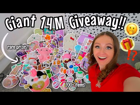 GIANT 14 MILLION *GIVEAWAY* WITH 200+ PRIZES AND LOTS OF WINNERS!!!🥳🎁⁉️ (SUBSCRIBE TO ENTER!!🫢)