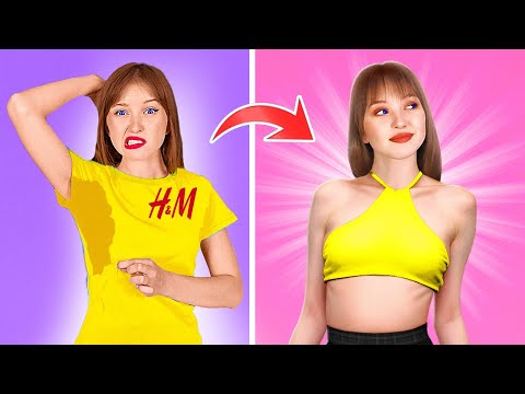 GENIUS TRANSFORMATIONS 💝 How to Make Stuff Out Of Paper 📦 Clothing DIY Hacks And Tricks by 123 GO