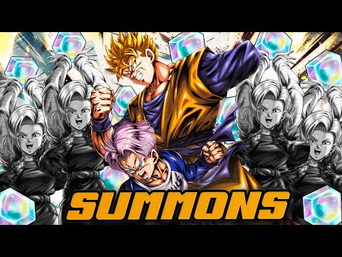 WATCH ME PULL 138,847 18's AND PITY FUTURE GOHAN AND TRUNKS!!! (Dragon Ball Legends)