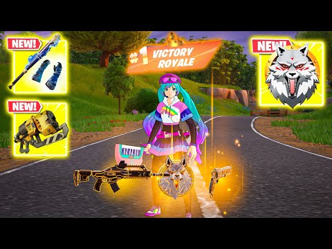 BRITE HATSUNE MIKU vs ALL NEW MEDALLIONS & MYTHIC WEAPONS ( NEW! FORTNITE CHAPTER 6 SEASON 2 )