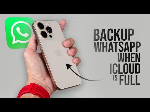 How to Backup WhatsApp Messages on iPhone if iCloud is Full (explained)