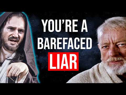 Qui Gon learns what Obi Wan tells Luke about his father