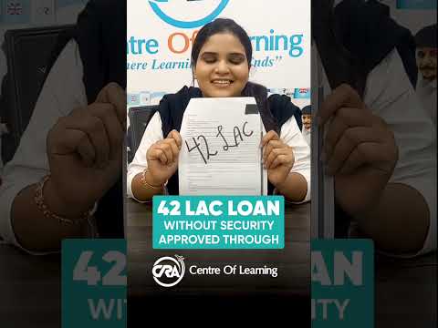 Congratulations to Ms. Anchal Sharma for securing a loan of *42 Lacs without any security!* 🎉