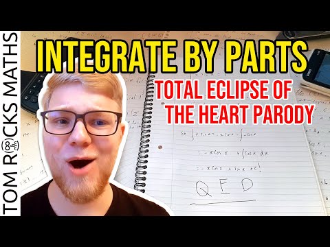 Integrate By Parts - "Total Eclipse of the Heart" Maths Parody