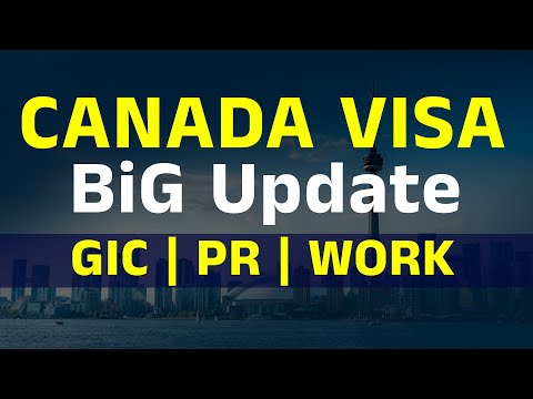 Canada Visa Big Update | GIC | PR | Work | How To Apply Visa