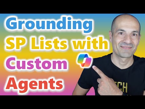 How to build custom Copilot agents grounding SharePoint lists