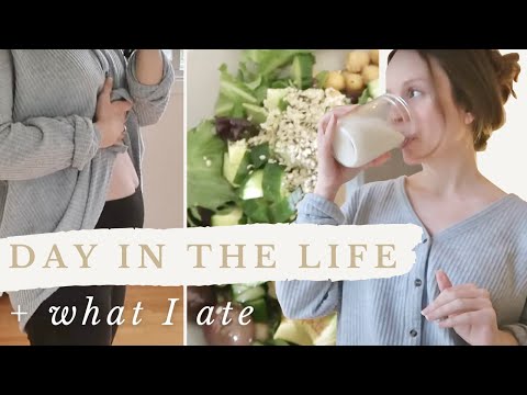 DAY IN THE LIFE VLOG | What I Ate, Bump Update + Midwife Appointment!