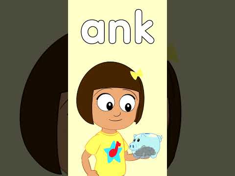 ANK Ending Sound Song - Learn to Read #shorts