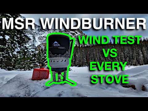 MSR Windburner VS Every Other Backpacking Stove in Wind