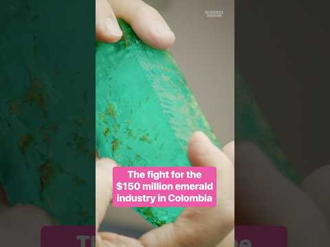 #Colombian #emerald miners scavenge for tiny stones while foreign #investors reap the profits.