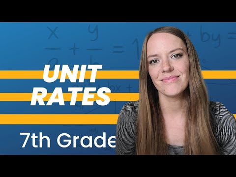 UNIT RATES: 7th Grade Math