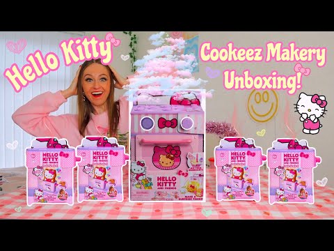 UNBOXING THE *LIMITED EDITION* COOKEEZ MAKERY HELLO KITTY OVEN AND TOASTY TREATZ!!🫢🎀🍞⁉️(MUST SEE!!😱)