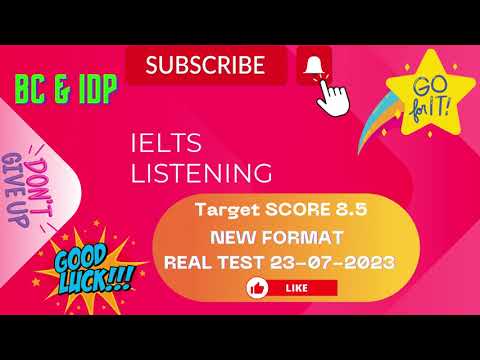 IELTS REAL LISTENING TEST 1 || 23-07-2023