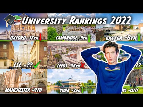 The NEW UK UNIVERSITY RANKINGS 2022!! (Reacting to the NEW Best & Worst Universities!)