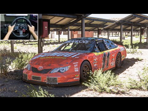 Rebuilding Toyota 2JZ NASCAR - Forza Horizon 5 Logitech G29 Stering Wheel Gameplay