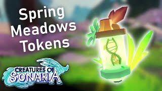 How to find the Spring Meadows Tokens in Creatures of Sonaria!