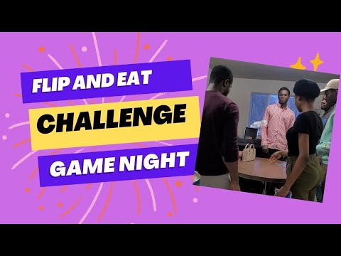 Watch Us do a Chaotic Flip and Eat Challenge| Fun Games and Hangout| Who wins?|#eating #flipandeat