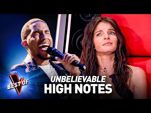 Incredible HIGH NOTES in the Blind Auditions of The Voice!